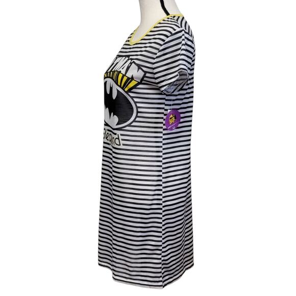 Batman Nightshirt Juniors Sz XS DC Comics Batgirl‎ Sleep Shirt Pajamas Nightgown - Picture 4 of 7